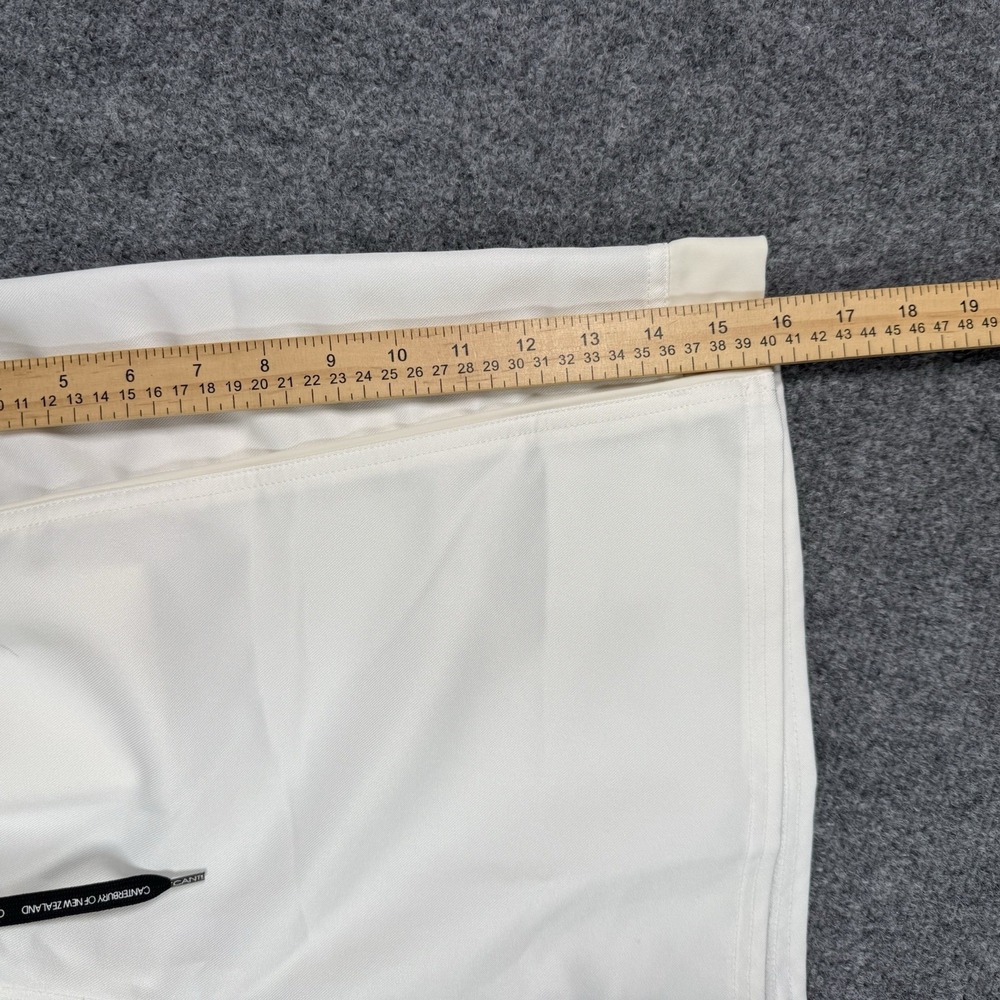 π Canterbury of New Zealand Mens Rugby Shorts White Size 40 Drawstring Athletic - Picture 6 of 8